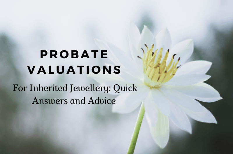 Probate valuation jewellery clearance