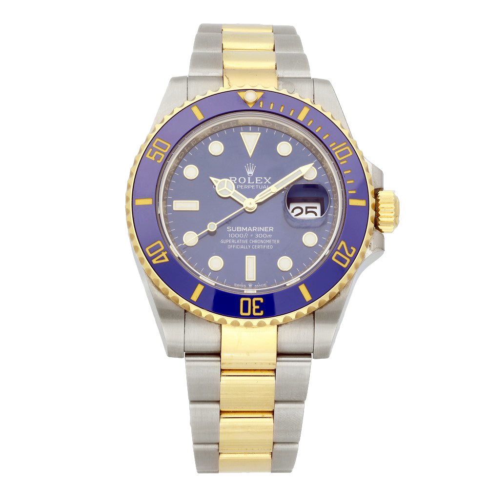 Pre owned rolex submariner blue best sale