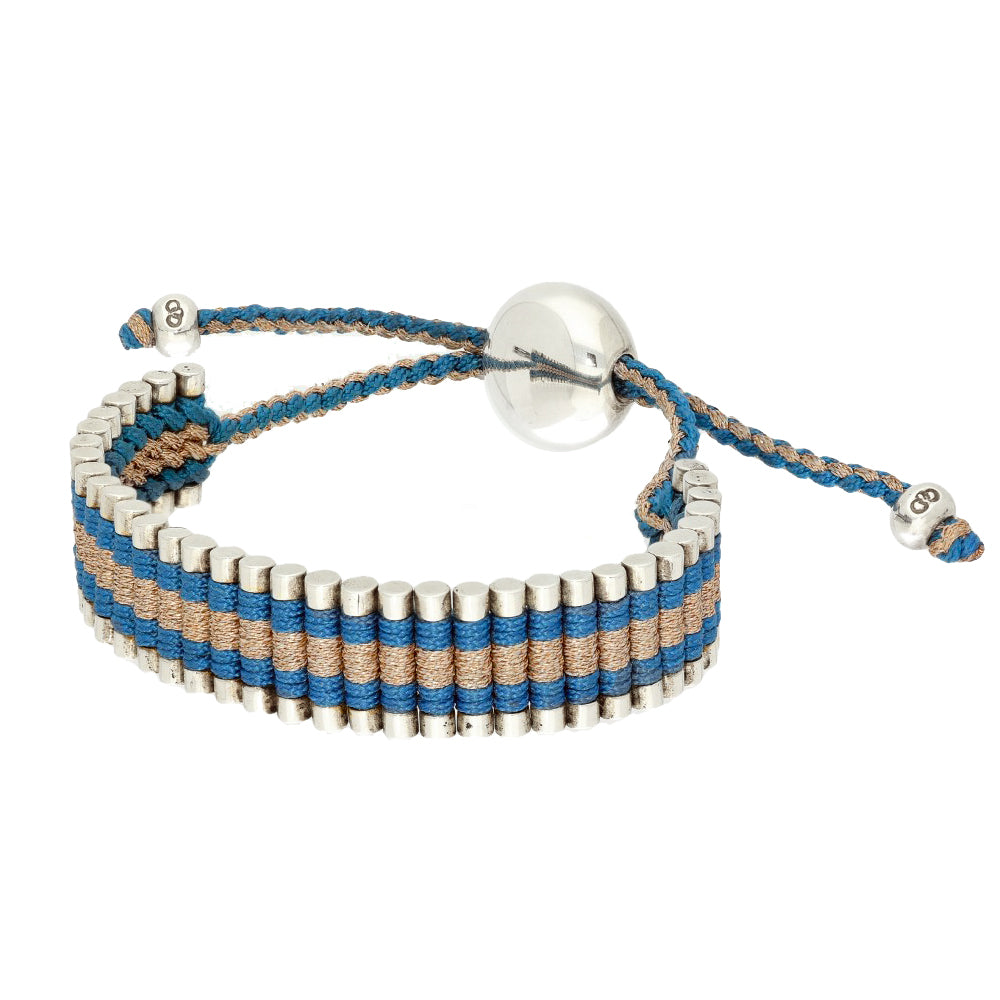 Links of London Turquoise Copper Woven Friendship Bracelet