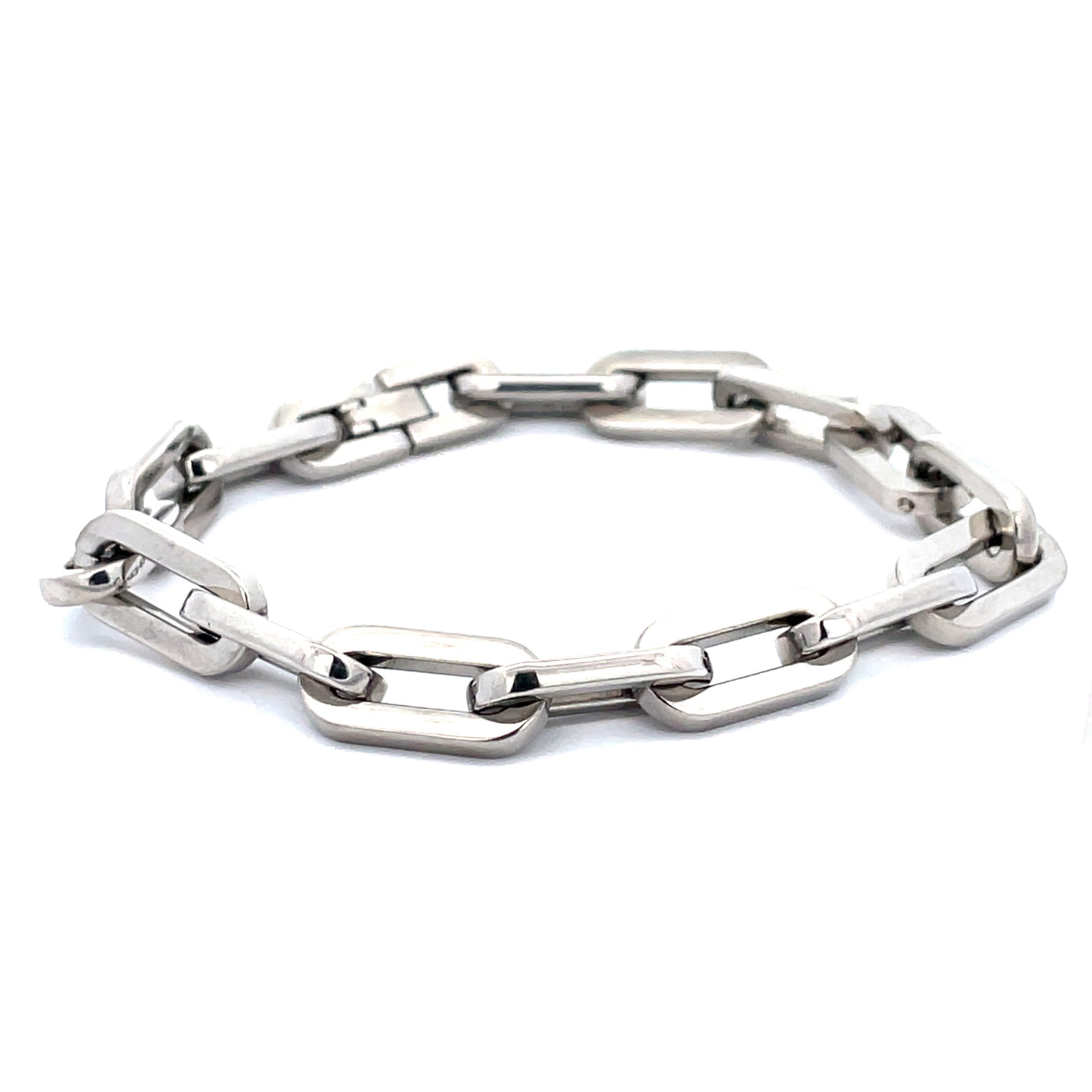 Stainless Steel Oval Link Bracelet