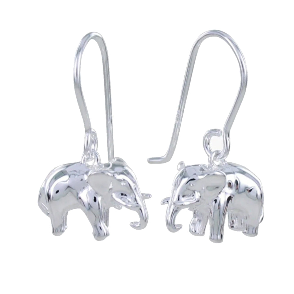 Reeves & Reeves Silver Elephant Earrings BB150EA