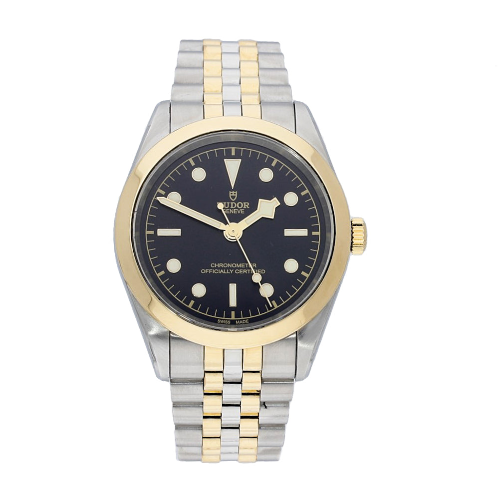 Pre-owned Tudor Black Bay Steel Gold Two Tone 79683 2022