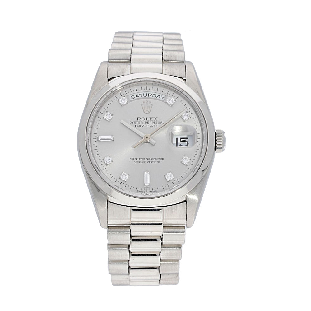 Day date best sale 36mm white gold