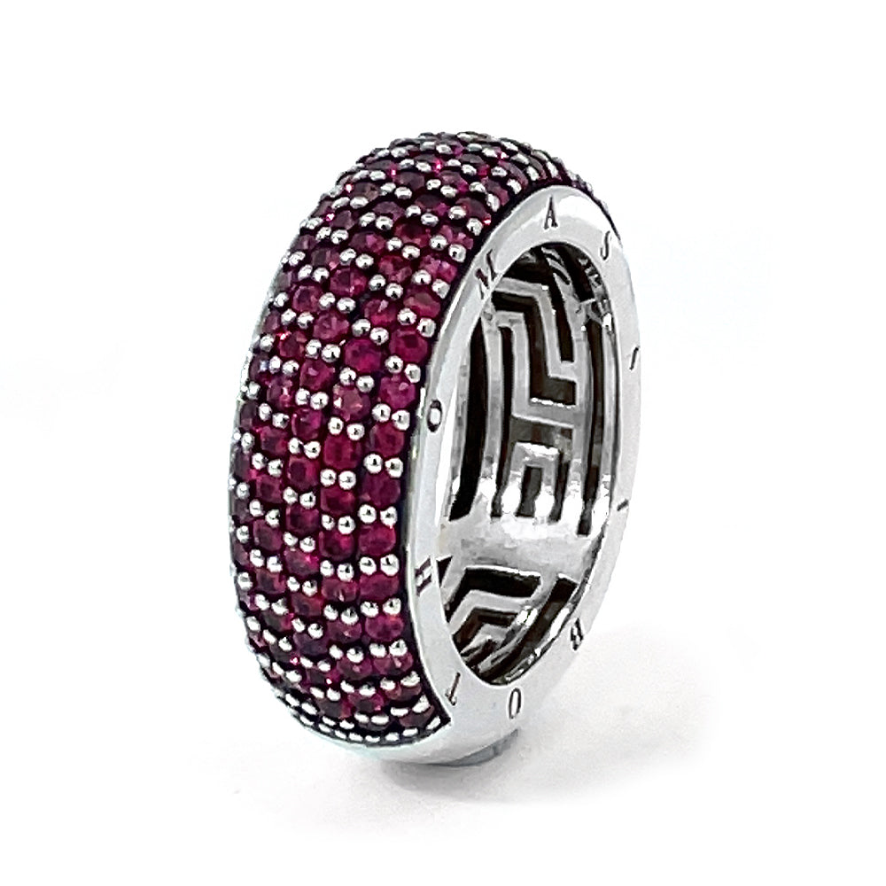 SALE Thomas Sabo Red Pavé Zirconia Ring Size 54 Brighton Gold Arts