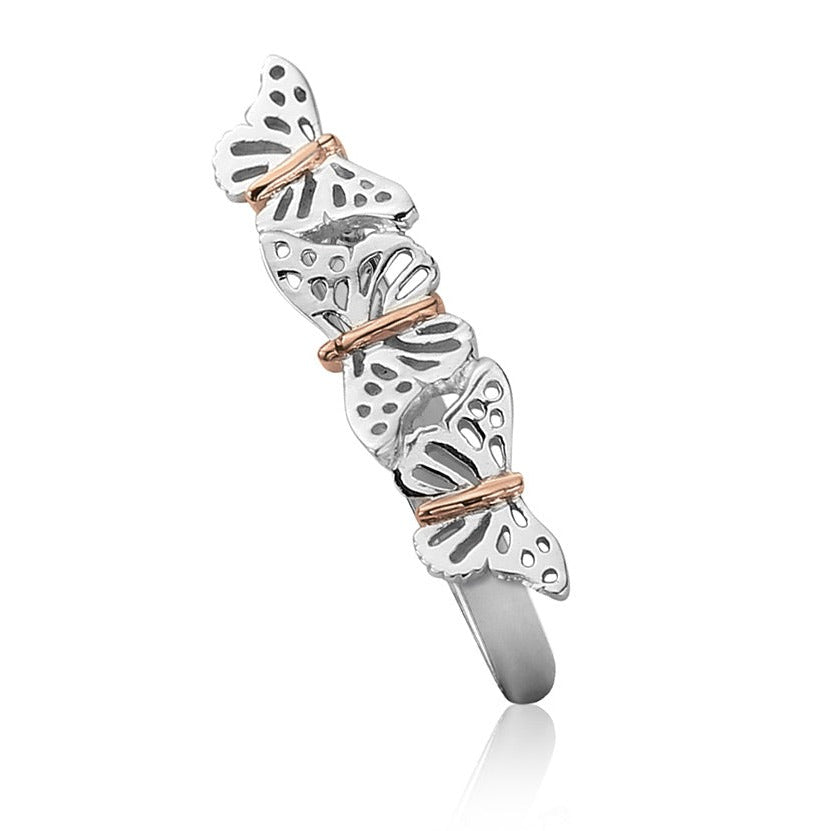 Clogau Butterfly Stacking Ring - 3SBWSR3