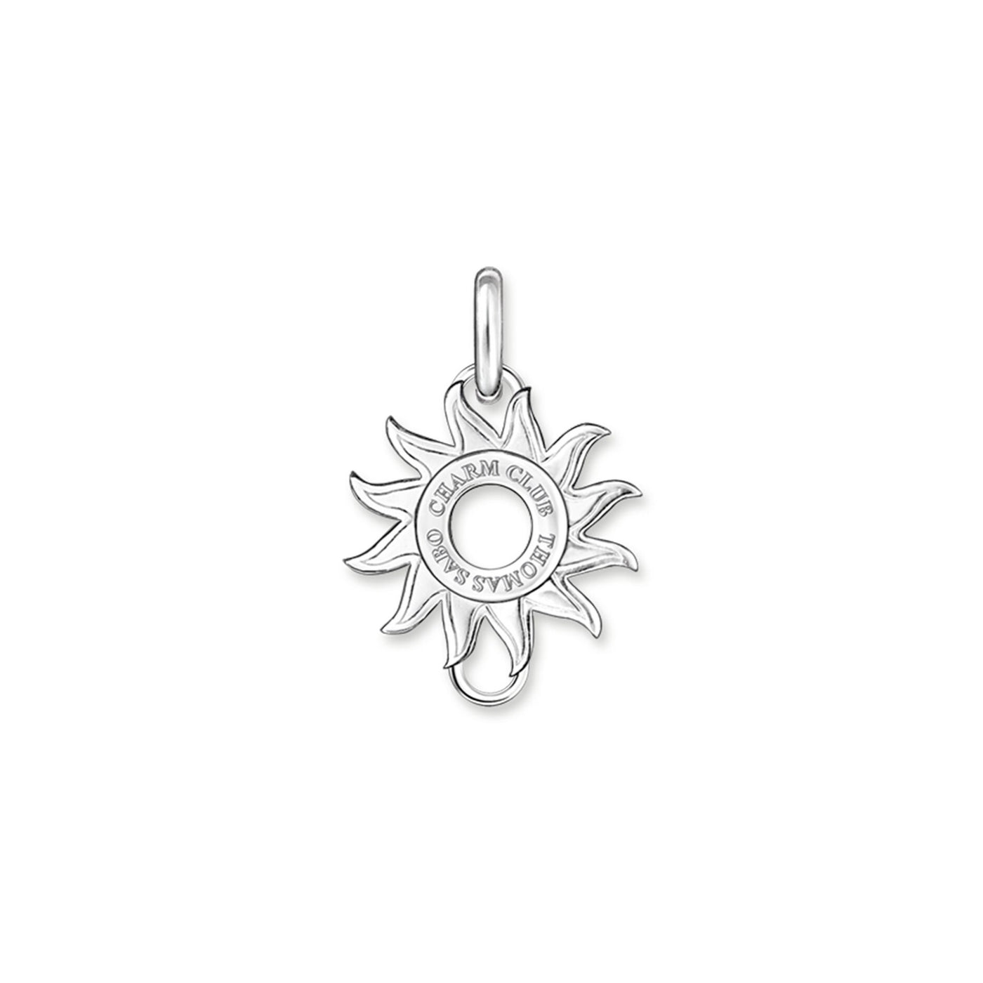 Thomas Sabo Sterling Silver Sun Charm Carrier X0176-001-12