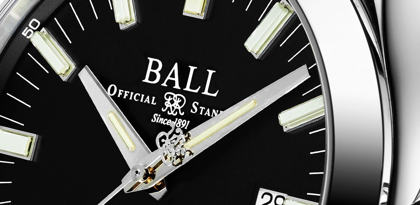 Close up of a Ball Watch
