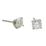 9ct White Gold Laboratory-Grown Diamond Stud Earrings 1.50ct