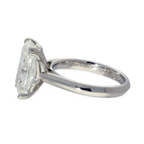 Platinum Laboratory-Grown 5ct Radiant Cut Diamond Solitaire Ring