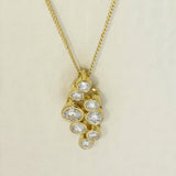 18ct Yellow Gold 0.49ct Diamond Bubble Pendant