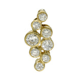 18ct Yellow Gold 0.49ct Diamond Bubble Pendant
