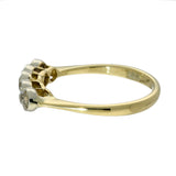 Vintage 18ct Yellow Gold Old Cut Diamond 5 Stone Ring