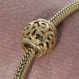 Pre-loved Pandora 14ct Yellow Gold Abstract Charm