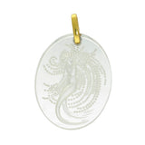 Pre-loved Lalique Crystal Naiade Pendant - Discontinued