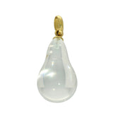 Pre-loved Lalique Clear Crystal Teardrop Pendant - Discontinued