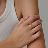 886 The Royal Mint - 886 Shooting Star Ring in 9ct Yellow Gold