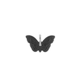 Lalique Talisman Butterfly Pendant Black Crystal 10336500