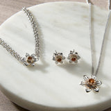 Clogau Nature's Wonder Sterling Silver Daffodil Stud Earrings - SDSE