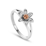 Clogau Nature's Wonder Sterling Silver Daffodil Ring 3SDAF831