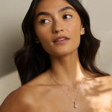 Clogau Nature's Wonder Silver Beachcomber Layered Necklace with Pearl 3SBCH829