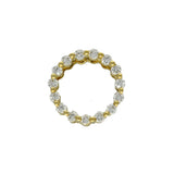 18ct Yellow Gold 0.40ct Diamond Small Circle Of Life Pendant