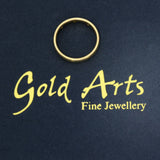 Pre-owned 18ct Yellow Gold 3.8mm Diamond Set Band Ring