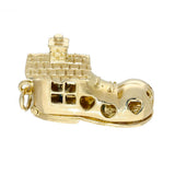 Vintage Large 9ct Yellow Gold Charm Pendant - Old Woman Who Lived in a Shoe 11g