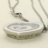 Pre-Loved 18ct White Gold Chopard Happy Spirit Diamond Heart Necklace