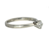 Pre-loved Platinum 0.30ct Diamond Compass Set Solitaire Ring