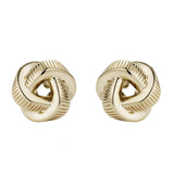 886 The Royal Mint - 886 Tutamen Knot Stud Earrings in 9ct Yellow Gold