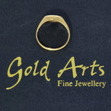 Vintage Small 18ct Yellow Gold Lapis Lazuli Signet Ring c.1959