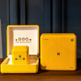 886 Royal Mint  Pavé Large Studs in 18ct Yellow Gold