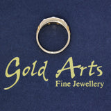 Antique 18ct Yellow Gold Pearl & Old Cut Diamond Boat Ring c.1907