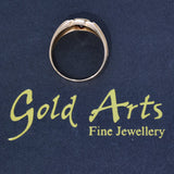 Vintage 9ct Rose Gold & Garnet Gypsy Signet Ring