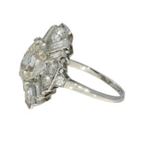 Pre-Loved Platinum Vintage Art Deco Diamond Cocktail Ring