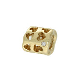 Pre-loved Pandora 14ct Yellow Gold Katie's Diamond of Love Charm