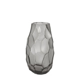 Lalique Silex Small Vase - Grey Crystal 10846300