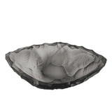 Lalique Silex Bowl, Small Size Grey Crystal 10847500