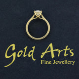 18ct Yellow Gold Laboratory-Grown 1.55ct Pear Shape Diamond Solitaire Ring