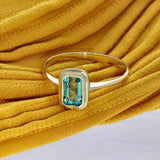 Pre-owned 14ct Yellow Gold 0.65ct Emerald Ring