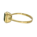 Pre-owned 14ct Yellow Gold 0.65ct Emerald Ring