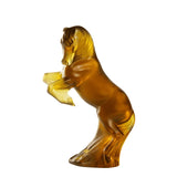 Lalique Small Prancing Horse Sculpture Canyon Crystal 10848400