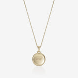 886 The Royal Mint - 886 Caustic Cancer Pendant with 18' Chain in 9ct Yellow Gold