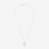 886 The Royal Mint - 886 Four-Leaf Clover Caustic Pendant with 18' Chain in Sterling Silver