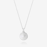 886 The Royal Mint - 886 Horseshoe Caustic Pendant with 18' Chain in Sterling Silver