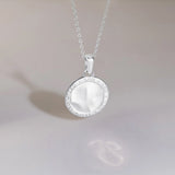 886 The Royal Mint - 886 Caustic Leo Pendant with 18' Chain in Sterling Silver