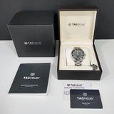 Pre-owned Tag Heuer F1 CAZ1011 Grey Dial Quartz 43mm Watch