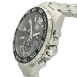 Pre-owned Tag Heuer F1 CAZ1011 Grey Dial Quartz 43mm Watch