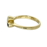 9ct Yellow Gold Sapphire, Opal & Garnet Mix Cut Ring