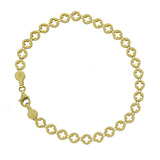 9ct Yellow Gold Clover Motif Bracelet